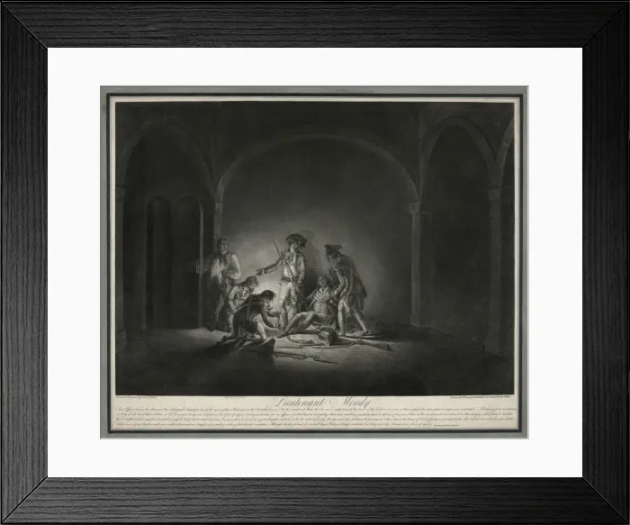 Framed Print : Lieutenant Moody - this officer during the American war dist Framed Print : Lieutenant Moody - this officer during the American war dist
