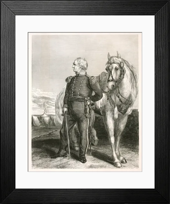 Framed Print : Major General Zachary Taylor Framed Print : Major General Zachary Taylor