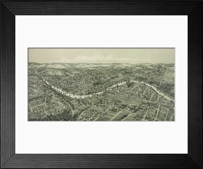 Framed Print : Carnegie, Allegheny County Pennsylvania Framed Print : Carnegie, Allegheny County Pennsylvania