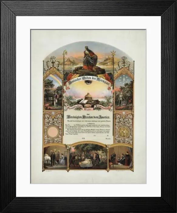 Framed Print : Deutscher Orden der Harngari Framed Print : Deutscher Orden der Harngari