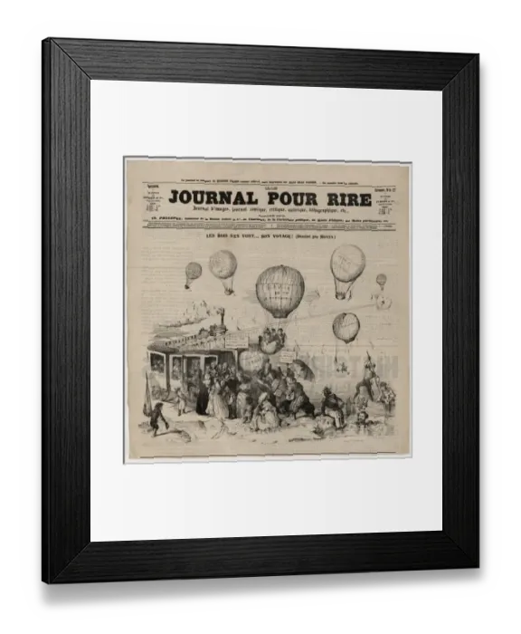 Framed Print : Les roiss en vont - bon voyage Framed Print : Les roiss en vont - bon voyage
