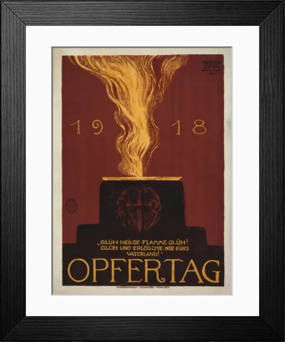 Framed Print : 1918 Opfertag Framed Print : 1918 Opfertag
