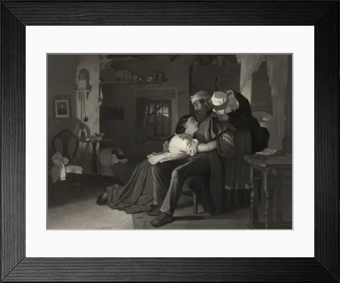 Framed Print : Home from Andersonville, Blessed are they that suffer for ri Framed Print : Home from Andersonville, Blessed are they that suffer for ri