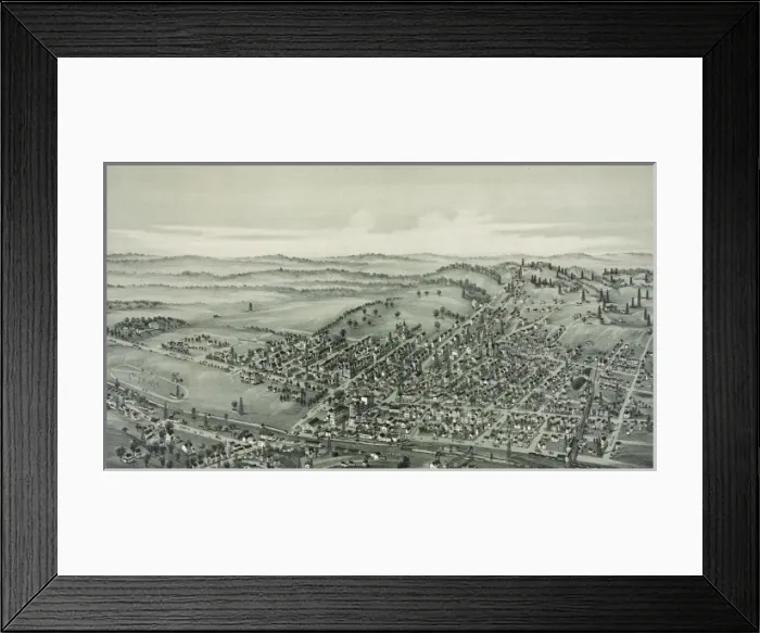 Framed Print : McDonald, Washington County Pennsylvania, 1897 Framed Print : McDonald, Washington County Pennsylvania, 1897