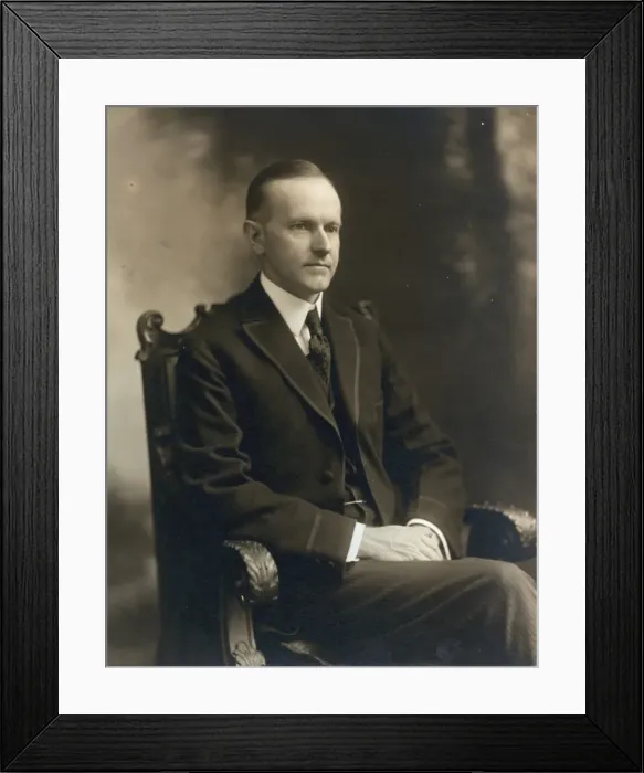 Framed Print : Gov r Calvin Coolidge Framed Print : Gov r Calvin Coolidge