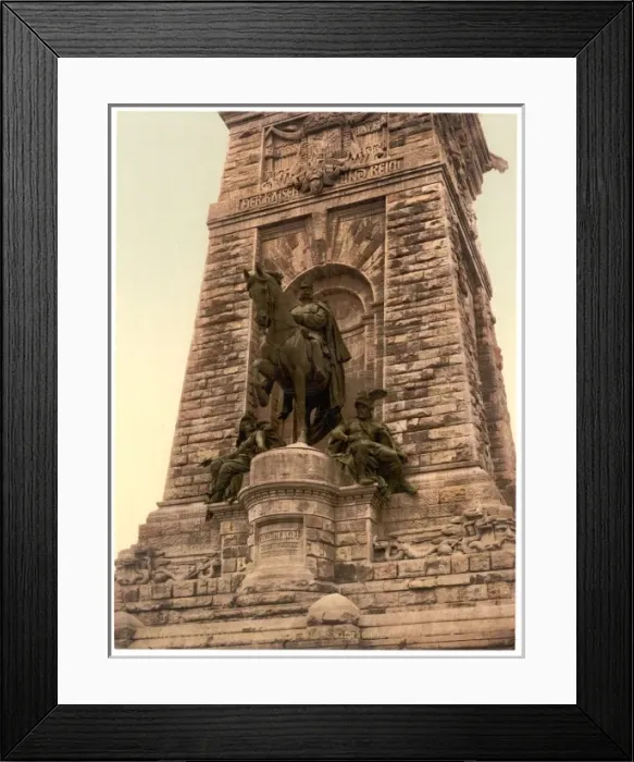 Framed Print : Kyffhauser and Monument of William I, Thuringia, Germany Framed Print : Kyffhauser and Monument of William I, Thuringia, Germany