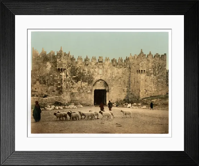 Framed Print : The Damascus Gate, Jerusalem, Holy Land Framed Print : The Damascus Gate, Jerusalem, Holy Land