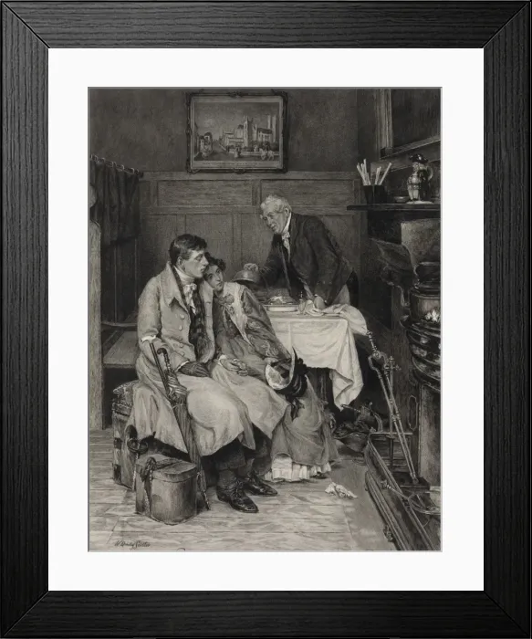 Framed Print : The honeymoon Framed Print : The honeymoon