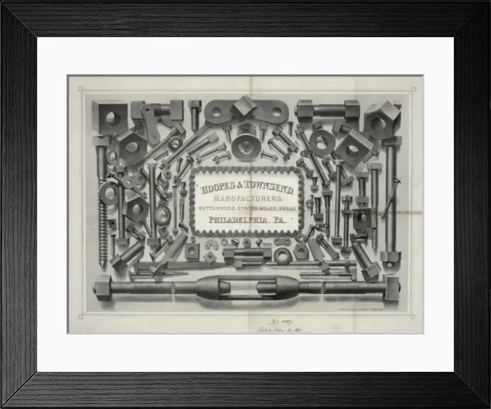 Framed Print : Hoopes & Townsend, manufacturers Philadelphia Framed Print : Hoopes & Townsend, manufacturers Philadelphia
