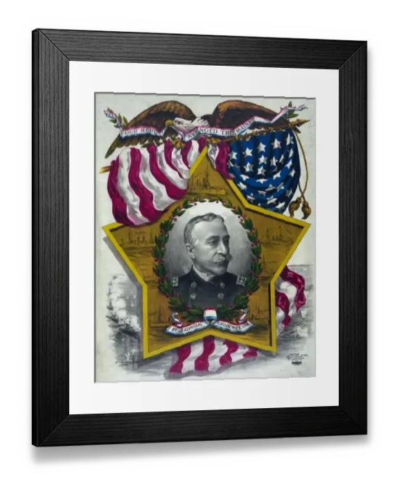 Framed Print : Rear-Admiral Geo. Dewey, U. S. N Framed Print : Rear-Admiral Geo. Dewey, U. S. N