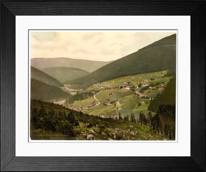 Framed Print : Erdmannsdorf and Elbgrund, Riesengebirge, Germany Framed Print : Erdmannsdorf and Elbgrund, Riesengebirge, Germany