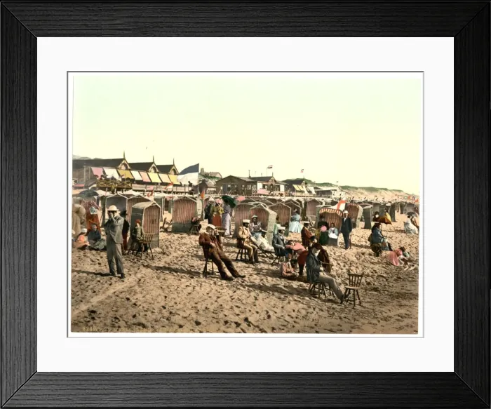Framed Print : The chalets, II. Westerland, Sylt, Schleswig-Holstein, Germ Framed Print : The chalets, II. Westerland, Sylt, Schleswig-Holstein, Germ