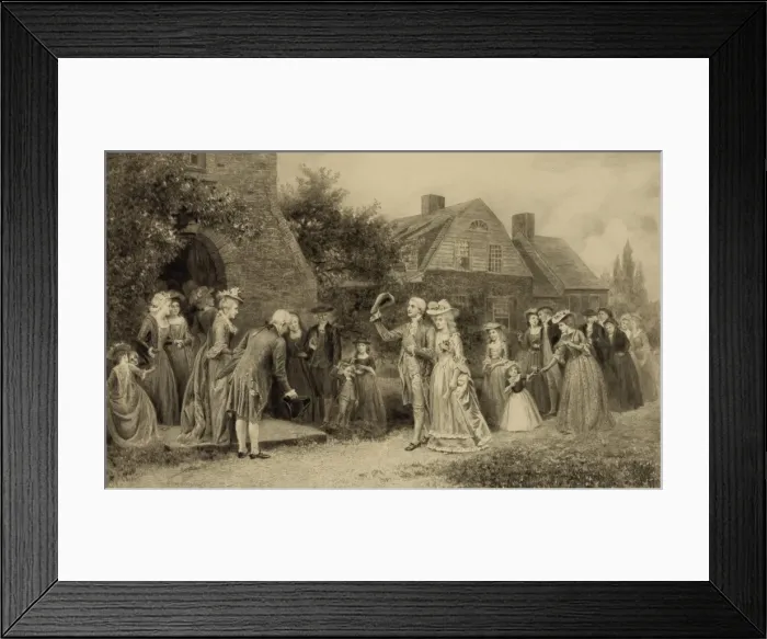 Framed Print : The return from the honeymoon Framed Print : The return from the honeymoon