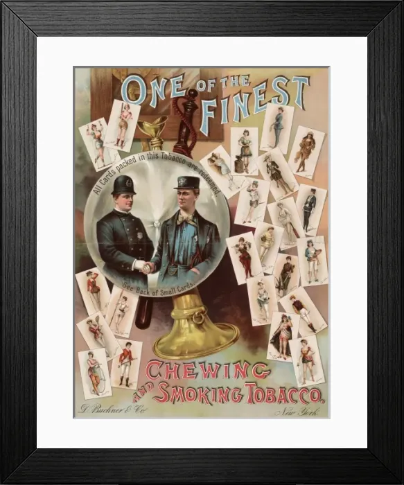 Framed Print : One of the finest. Chewing and smoking tobacco. D. Buchner Framed Print : One of the finest. Chewing and smoking tobacco. D. Buchner