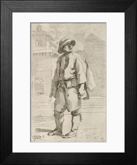 Framed Print : Spazza cammino (i. e. camino) Framed Print : Spazza cammino (i. e. camino)
