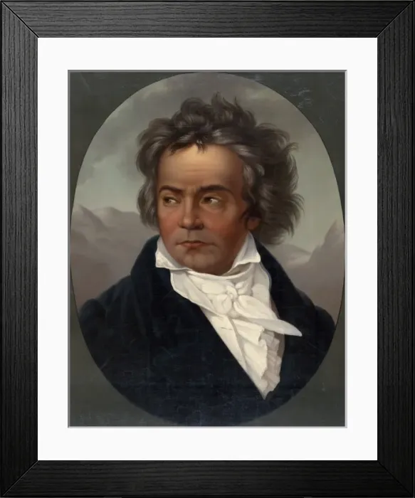 Framed Print : Ludwig Van Beethoven Framed Print : Ludwig Van Beethoven