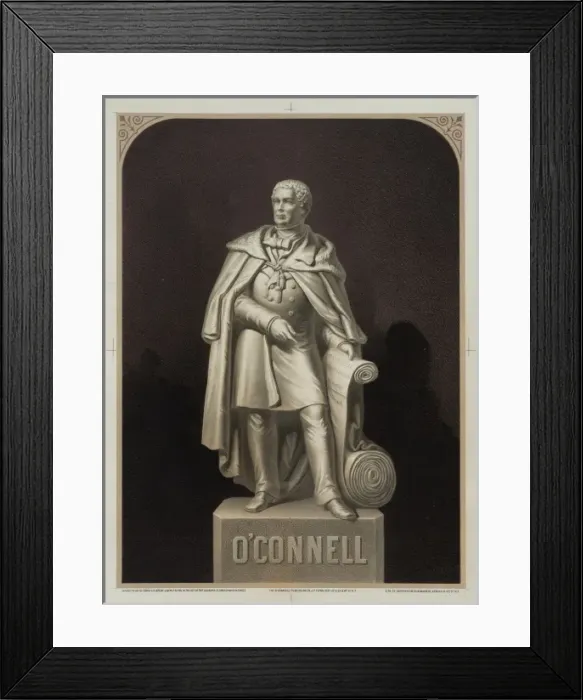 Framed Print : O Connell. Date c1875 Framed Print : O Connell. Date c1875