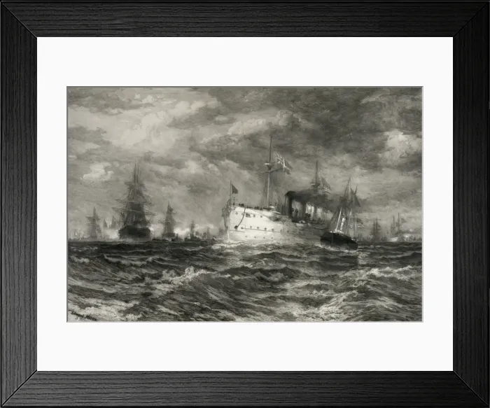 Framed Print : The White Squadrons Farewell Salute to the Body of John Eri Framed Print : The White Squadrons Farewell Salute to the Body of John Eri