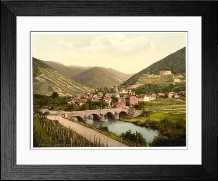 Framed Print : Rech, Ahrthal (i. e. Ahrtal), the Rhine, Germany Framed Print : Rech, Ahrthal (i. e. Ahrtal), the Rhine, Germany