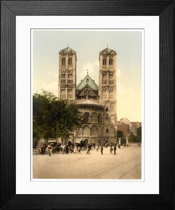 Framed Print : Church of St. Gereon, Cologne, the Rhine, Germany Framed Print : Church of St. Gereon, Cologne, the Rhine, Germany