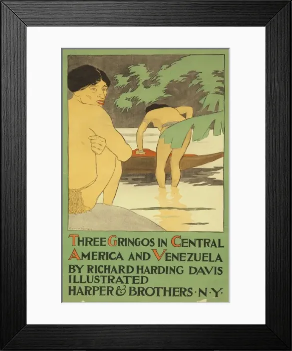 Framed Print : Three gringos in Central America and Venezuela by Richard Ha Framed Print : Three gringos in Central America and Venezuela by Richard Ha