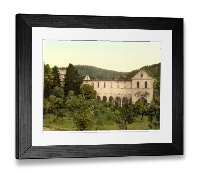 Framed Print : Ruins of the convent, Paulinzella, Thuringia, Germany Framed Print : Ruins of the convent, Paulinzella, Thuringia, Germany