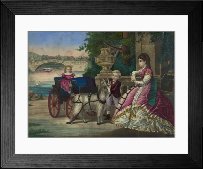 Framed Print : Central Park, N. Y. - preparing for a drive, New York Framed Print : Central Park, N. Y. - preparing for a drive, New York