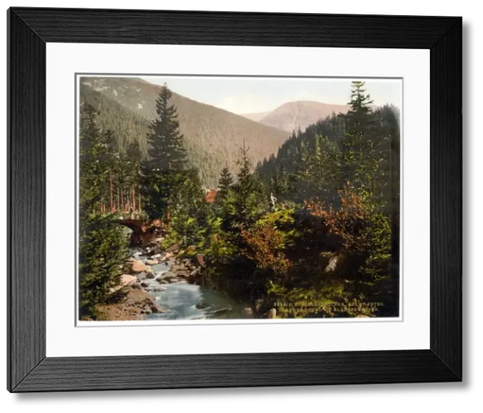 Framed Print : Old St. Peter, part of the Klausenwasser, Riesengebirge, Ger Framed Print : Old St. Peter, part of the Klausenwasser, Riesengebirge, Ger