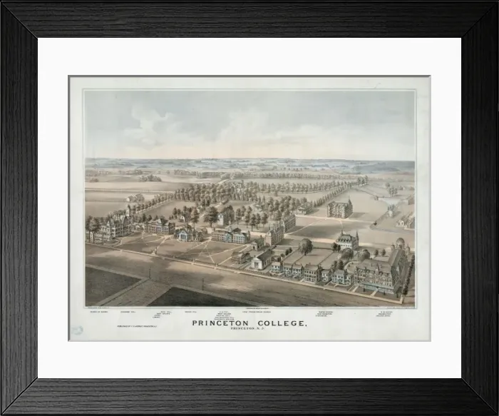 Framed Print : Princeton College, Princeton, N. J Framed Print : Princeton College, Princeton, N. J