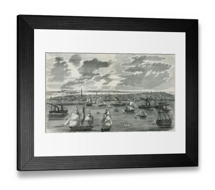 Framed Print : The city of New York