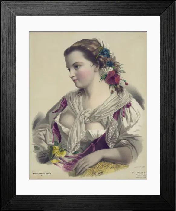Framed Print : Fleur des champs Framed Print : Fleur des champs