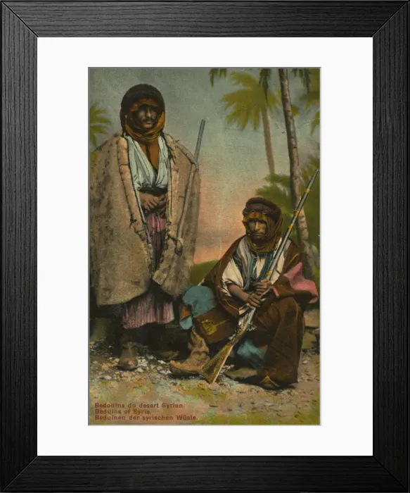 Framed Print : Bedouins du desert Syrien Beduins of Syria Framed Print : Bedouins du desert Syrien Beduins of Syria