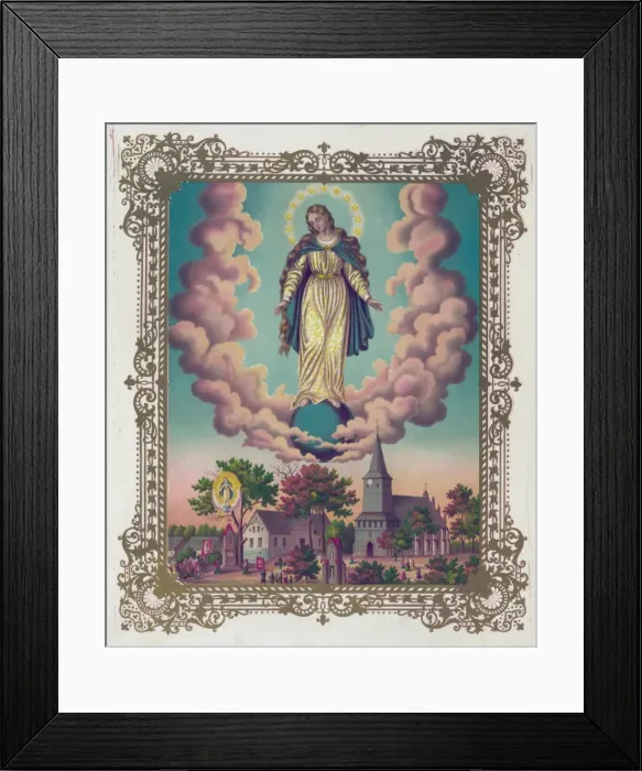 Framed Print : Miraculous manifestaions of the Virgin Mary Framed Print : Miraculous manifestaions of the Virgin Mary