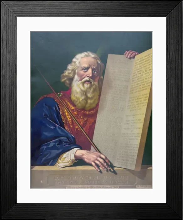Framed Print : The great lawgiver Framed Print : The great lawgiver