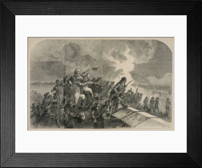 Framed Print : The Battle of Stony Point Framed Print : The Battle of Stony Point