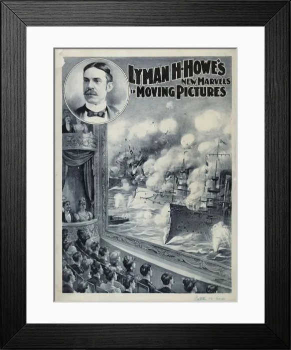 Framed Print : Lyman H. Howes new marvels in moving pictures Framed Print : Lyman H. Howes new marvels in moving pictures