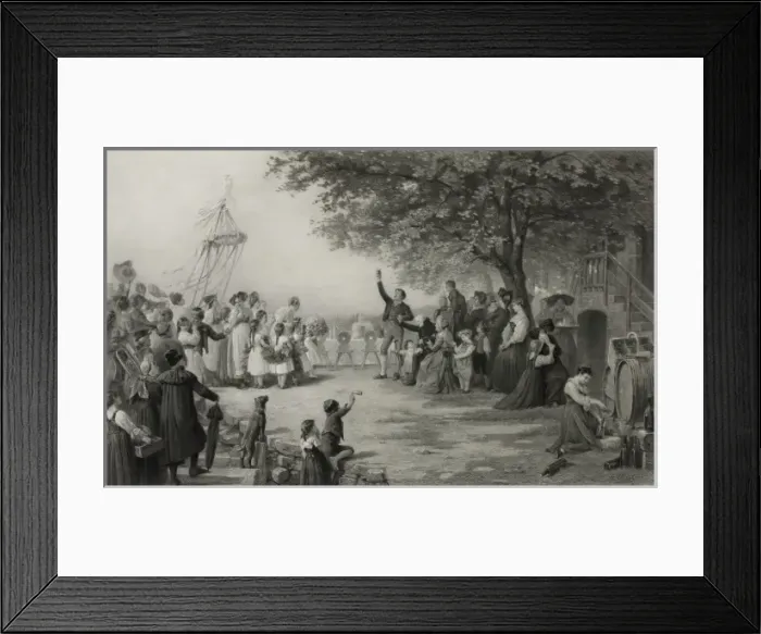 Framed Print : La fete du centenaire Framed Print : La fete du centenaire