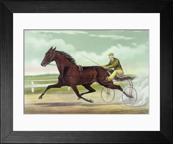 Framed Print : Pacing king Robert J. record 2: 01 1 / 2 Framed Print : Pacing king Robert J. record 2: 01 1 / 2