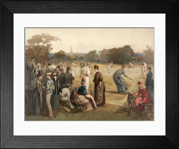 Framed Print : Lawn tennis Framed Print : Lawn tennis