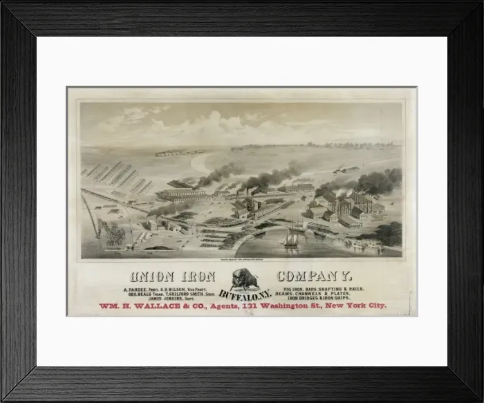 Framed Print : Union Iron Company Framed Print : Union Iron Company