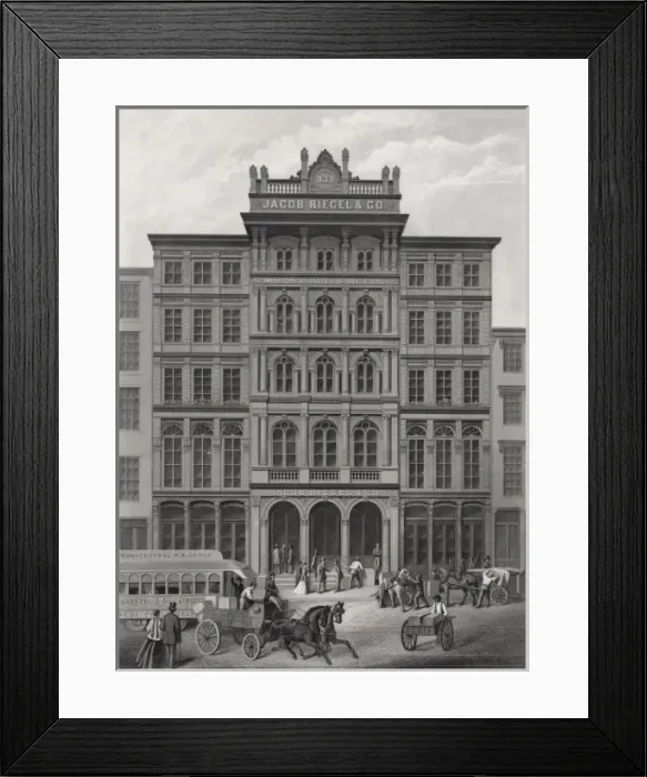 Framed Print : Riegel, Scott & Co. importers and jobbers of dry goods... Ph Framed Print : Riegel, Scott & Co. importers and jobbers of dry goods... Ph