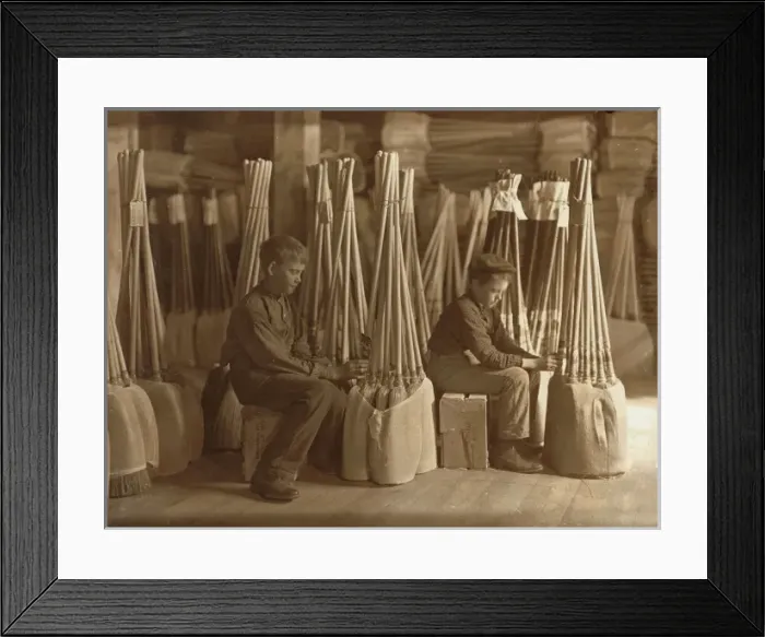 Framed Print : Boys in Packing Room. S. W. Brown Mfg. Co. Evansville, Ind Framed Print : Boys in Packing Room. S. W. Brown Mfg. Co. Evansville, Ind