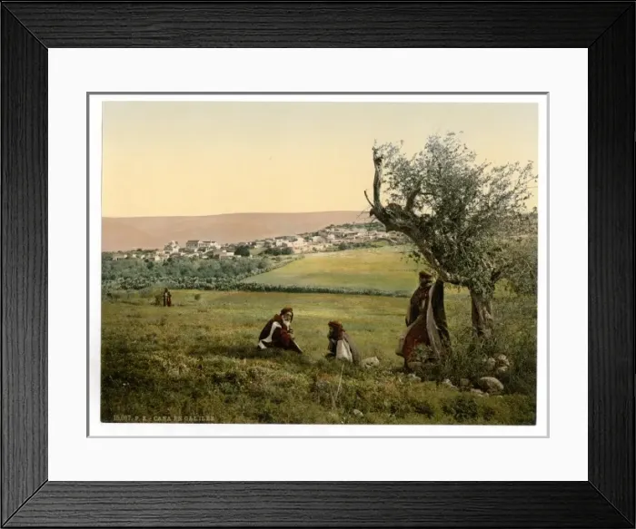 Framed Print : General view, Cana of Galilee, Holy Land Framed Print : General view, Cana of Galilee, Holy Land