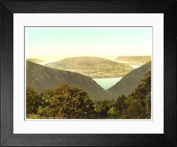 Framed Print : Vierseenplatz (i. e. Vierseeplatz), Boppard, the Rhine, Germ Framed Print : Vierseenplatz (i. e. Vierseeplatz), Boppard, the Rhine, Germ