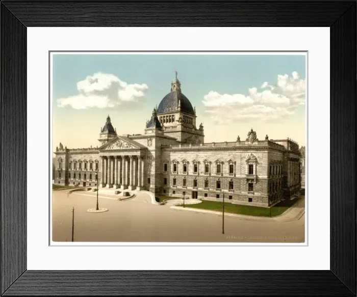 Framed Print : Reichsgericht, Leipsig (i. e. Leipzig), Saxony, Germany Framed Print : Reichsgericht, Leipsig (i. e. Leipzig), Saxony, Germany