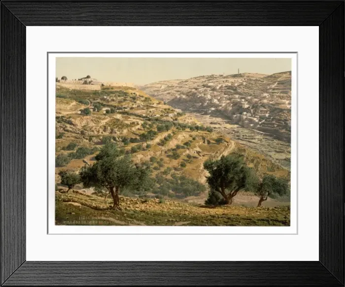 Framed Print : Siloam and the Tyrophean Valley, Jerusalem, Holy Land Framed Print : Siloam and the Tyrophean Valley, Jerusalem, Holy Land