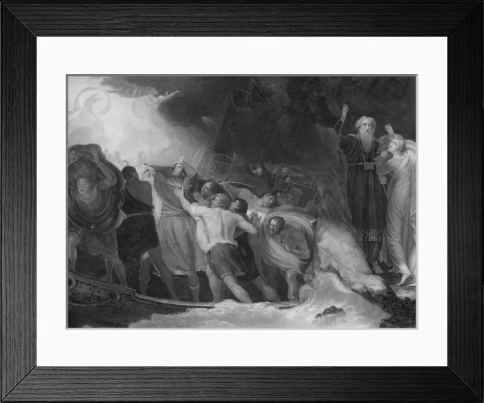 Framed Print : Shakspeare - Tempest, act 1, scene 1 Framed Print : Shakspeare - Tempest, act 1, scene 1
