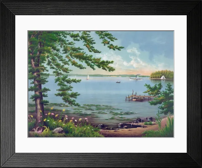 Framed Print : Assawamsett Lake Framed Print : Assawamsett Lake