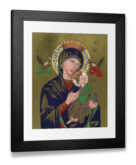 Framed Print : S. Maria de Perpetuo Succursu Framed Print : S. Maria de Perpetuo Succursu