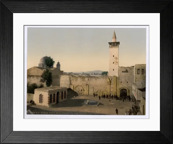Framed Print : The gate of the street called straight, Damascus, Holy Land Framed Print : The gate of the street called straight, Damascus, Holy Land